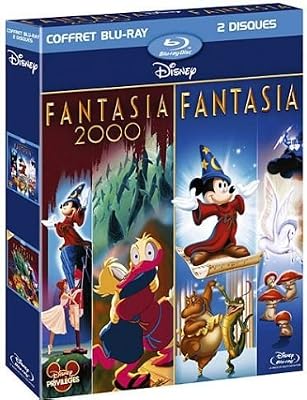 THE WALT DISNEY COMPAGNY Fantasia + Fantasia 2000 - coffret 2 Blu-ray