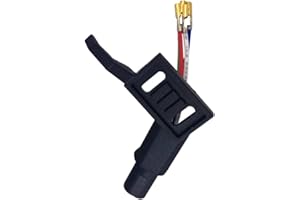 7EVEN Shell portatestina ADC a 7 poli - Supporto per giradischi con braccio dritto, colore nero