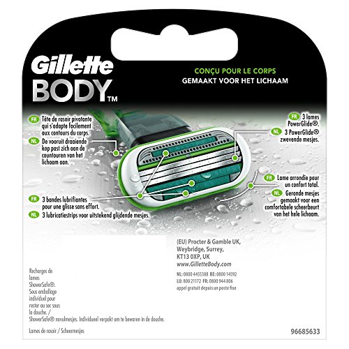 Gillette Body Rasierklingen, 8 Stück - 2