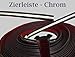 Produktbild 17mm x 5 METER ZIERLEISTE Chrom-Schwarz selbstklebend Universal AUTO TUNING Wohnungsdekoraton Eckleiste Wanddekor Autotuning