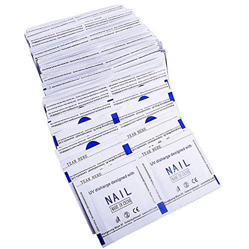 ewinever(R) 200 Stück Gel Polish Remover Wraps Einfache Folien Nagel Kunst Reiniger W / Aceton - 3