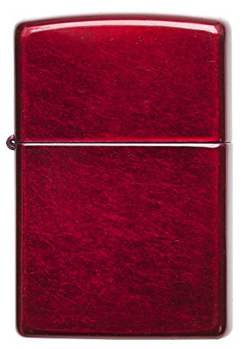 Zippo 21063 Windproof lighter without logo, Candy Apple Red, Regular