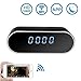 Price comparison product image Sansnail WiFi Hidden Camera Clock Upgraded Wireless Spy Camera Full HD 1080P Motion Detection Activated Alarm App Realtime Video Remotely Monitoring for Home Security Nanny Cam