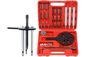 CODOUX Estrattore for Cuscinetti Estrattore a Tre Griffe Estrattore Multifunzione for Cuscinetti Interni ed Esterni (Color : Noir, Size : Type)