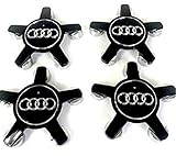 Set of 4 Alloy Wheels Center Hub Caps Badge Logo 4 x Nabe Deckel Tapas Felge Deckel Nabe Tapas Radkappe Insignien Rad Felge aus Leichtmetall