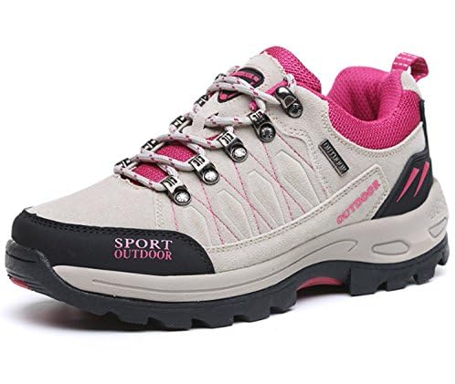 Ladies Low Trekking And Walking Hiking Shoes Climbing Shoes Leisure Travel Anti-skid Waterproof Running Trainers Air Tech Shock Absorbing Fitness Gym Sports Outdoor Shoes ( Color : Gray , Size : 40 )