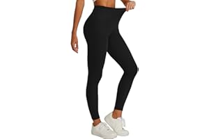 Havideto Damen Thermo Leggings aus Baumwolle, Winter Gefütterte Fleece Leggings Damen Thermoleggings Warm Bequem