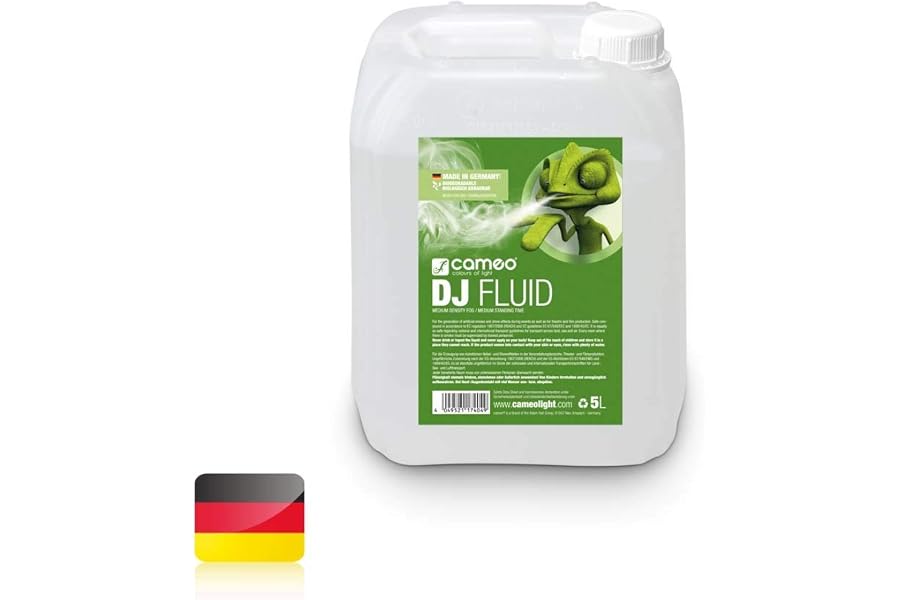 Cameo DJ FLUID 5 L - Líquido de niebla de densidad y duración media 5 L