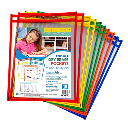 C-Line Super Heavyweight Plus Dry Erase Pockets