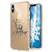 Produktbild iPhone X TPU Hülle Weihnachten,iPhone X Schutzhülle Weich Silikon,Hpory Fashion Flexible TPU Silikon Case Weihnachtsmann Santa Christmas Xmas Snowflake Muster Ultra-Mince Ultra-Slim Transparent Kristallklar Durchsichtig Ultradünnen Silicone Gel Handyhüllen Handy Gehäuse Hülle Soft TPU Bumper Protector Back Case Anti-Staub Anti-Kratzer und Shockproof Telefon Tasche Handytasche Schutzhülle für iPhone X + 1 x Hpory Stylus-(Elch)