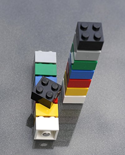 Magnet-Bausteine für Pinnwand, Magnettafel oder Kühlschrank / Lern-Magnete, Neodym-Magnete, bunt, 14 Stück