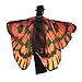 Produktbild Schmetterlings Flügel Schals, VEMOW Frauen 145 * 65CM Weiches Gewebe Fee Damen Nymph Pixie Halloween Cosplay Weihnachten Cosplay Kostüm Zusatz(X5-Kaffee, 197 * 125CM)