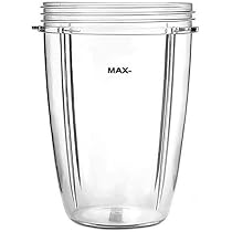 Set 2 Tazze Da 18 Once Per Nutribullet 600W/900W - Con Coperchio, Ricambi Per Frullati E Smoothies