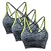 Produktbild GOKOMO Sport BH Racerback Gepolsterter Push-UP ohne Bügel Schock Absorber Compression