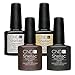 Produktbild CND Shellac Rubble plus Asphalt plus Top Coat plus Base Coat 7.3 ml, 1er Pack (1 x 29 ml)