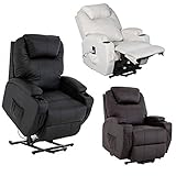 Cavendish electric riser and recliner chair with drink holders - choice of colours (Brown) rise and recline