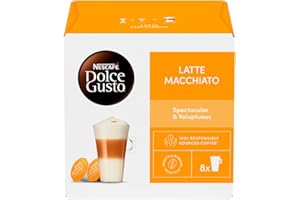NESCAFÉ DOLCE GUSTO Latte Macchiato Coffee Pods Pack of 3 (Total 24 Servings)