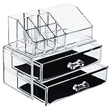 Ein wertvolles Geschenk: Wissen Sie, was eine Frau liebt? Gut auszusehen. Unser kleiner Acryl-Makeup-Organizer mit Schubladen ist mit dem einzigen Zweck gemacht, um es möglich zu machen. Wenn Sie über das beste Geschenk für Freundin, Mutter, Schwester oder irgendeine andere reizende Dame nachdenken, der Sie Ihre Liebe zeigen möchten, dann finden Sie kein besseres Weihnachts- oder ein spezielles Geschenk als unseren Acryl-Makeup-Organizer.