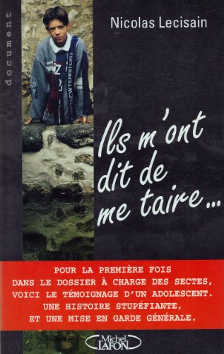 Ils m'ont dit de me taire Ils m'ont dit de me taire