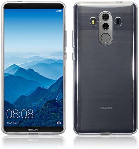 Ragetorc Huawei Mate 10 Pro Gel Case, [Pudding Gel][Shock Resistant] Premium Flexible TPU Gel Rubber Soft Skin Silicone Protective Case Cover for Huawei Mate 10 Porsche (Clear)