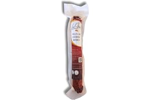 LUX IBÉRICO | Chorizo IBÉRICO de Velita | Pieza de 250g | Embutidos Ibéricos de Extremadura | Formato vela o fuet | Chorizo Gourmet | Envasado al Vacío (Unidad, CHORIZO IBÉRICO)