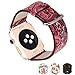 Produktbild X-Cool for Apple Watch Armband 38mm 40mm mit Metall Schließe Weiches Leder Saison Armband für Damen für iwatch Series 4/3 / 2/1
