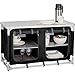 Produktbild Berger Küchenbox Camping Sideboard, Alu, schwarz/grau, geringes Gewicht, Maße B 97 x H 56,5 x T 48 cm, Aufbau-Schrank