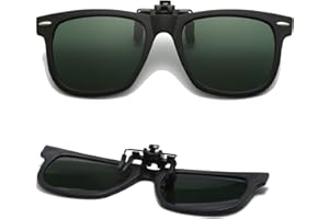 Long Keeper Sonnenbrillen Aufsatz Brille Polarisiert - Kinder Sonnenbrillen Clip Kinderbrille für Brille, Brillenträger, mit UV Schutz für Jungen Mädchen
