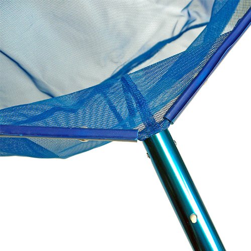 Bodenkescher mit tiefem Netz und Alu-Rahmen für Teleskopstange | hochwertiger Kescher für Pool & Teich mit tiefem Netz - 2