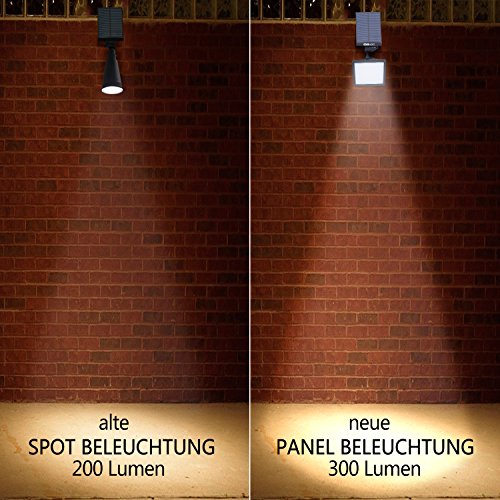 COOWOO 2x LED Solar Garten Beleuchtung IP65 Solarbetriebenes Outdoor Spotlight, Wasserdichte Spotbeleuchtung für Haus, Hinterhöfe, Garten, Rasen und Balkon - 7