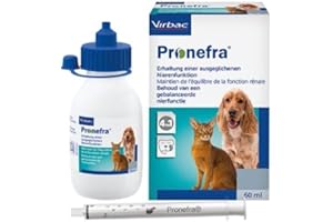 Virbac - Pronefra Soutien Fonction Rénale Chat Et Chien - Flacon De 60 ML