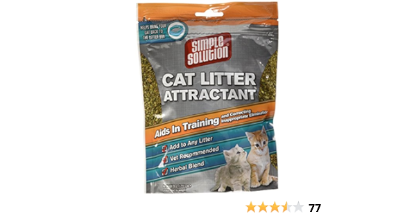 simple solution cat litter attractant