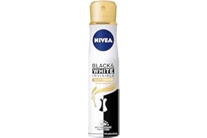 ‎NIVEA NIVEA Black & White Invisible Silky Smooth Anti-Transpirant (250 ml, 6 Stück) After Shaving Deodorant für Frauen, Anti-Transpirant Spray für Frauen, Deodorant Damen