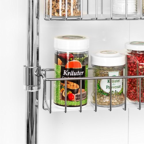 bremermann® Teleskop-Gewürzregal, Teleskopregal mit 3 Korbablagen - 5