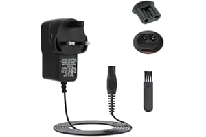 Azlanway HQ8505 15V Charger Shaver for Philips One Blade Pro Norelco 3000 5000 7000 9000 Series QP6510 QP6520 QP6530 QP6620 MG7720 MG7710 Charger for Lawnmower Power Adapter/Cor