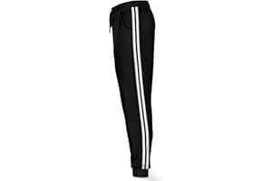 trending babz Kids Boys Girls Cuffed Ankles Elasticated Waist Double Side Stripe Sweat Pant Track Jogging Bottom Trouser Joggers Sports UK 7-13 Yrs