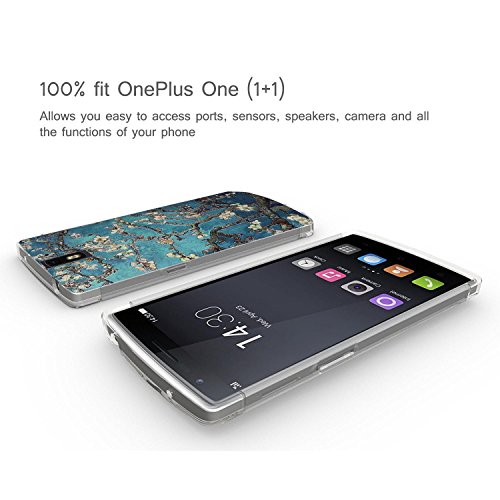 Funda OnePlus One - Fubaoda - 3D Realzar  cl  sico de la flor Patr  n  Gel de Silicona TPU  Fina  Flexible  Resistente a los ara  azos en su parte trasera  Amortigua los golpes  funda protectora anti-golpes para OnePlus One  1 1 