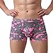 Produktbild Sansee Mens Sexy Camouflage Breathe Unterwäsche Slips Bulge Pouch Shorts Unterhose (XL, Rosa)
