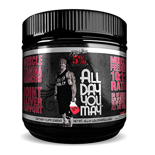 5% Nutrition - Rich Piana All Day you May (30 serv) Watermelon er Pack Ohne Pfand, 465 g