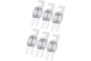 Greluma 6 pièces 80A mini fusibles d'ANL pour le fusible marin des véhicules à moteur d'électronique de système audio-vidéo