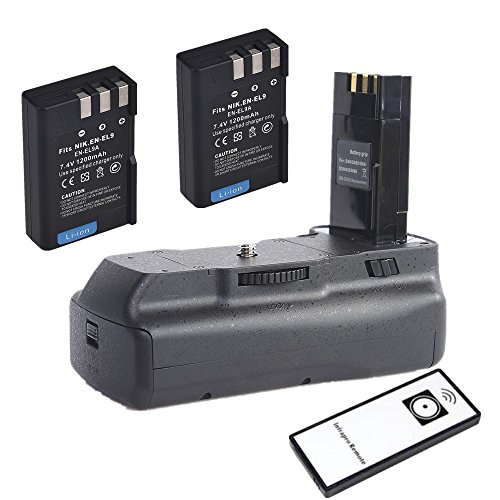 Yingge batterie grip pour Nikon D40  D40  x D60  D3000  D5000  DSLR Camera comme Bg-n3    EN-EL9  batterie