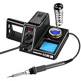 Holife Soldering Iron Station, 60W Premium Rework Station Soldering Iron Set with Temperature Control (90℃-480℃), LED Digital Display, Upgrade Soldering Stand, Ideal for School Lab &amp; Hobby