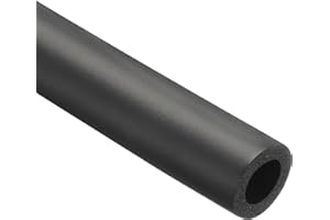 Rebower 15mm ID Pipe Insulation Tubing 5mm Thick Heat Preservation Foam Tube, [for Plumbing Freeze Protection Exercise Handle] - 25mm OD/3.3ft/Black