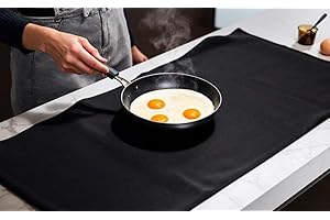 ‎FIREMAT FireMat Black Edition Fireproof Universal Protective Cloth, Fire Protection and Safety Underlay, Certified according to DIN EN ISO 11925-2, Suitable for Coffee Machines (Heat Resistant up to 300 degrees)
