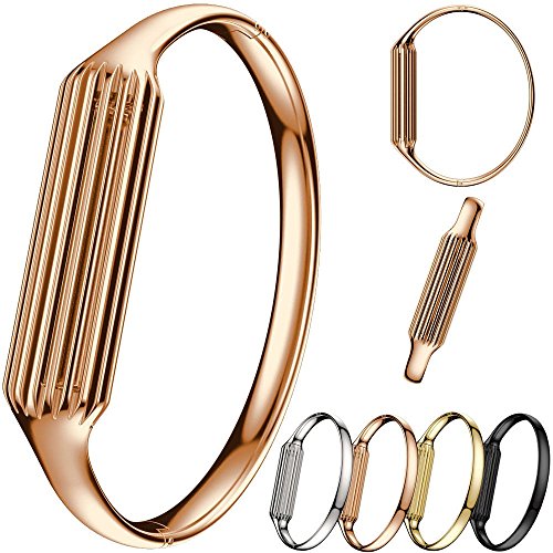 KOBWA Armband für Fitbit Flex 2 Art- und Weisezusatz Armband für Fitbit Flex 2 Rose Golden