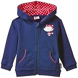 Eltern by Salt & Pepper Baby Girls E Jacket Fresh Fox uni mit Kap Plain Hooded Long Sleeve Sweatshirt