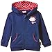 Eltern by Salt & Pepper Baby Girls E Jacket Fresh Fox uni mit Kap Plain Hooded Long Sleeve Sweatshirt, Blue (deep Cobalt 484), 6-9 Months (Manufacturer size: 74)
