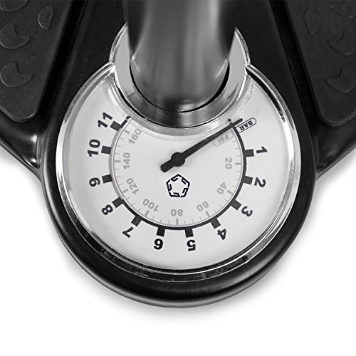 Gregster Fahrrad Luftpumpe, Standluftpumpe mit Manometer und Universal Doppelpumpenkopf, inkl. Adapter Set - 6