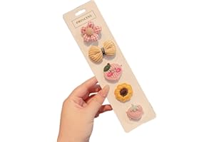 JTKREW Baby Haarspangen Tiny Bow für Neugeborene - No Slip Mini Barretten Haarzubehör für Feines Haar - Mädchen Kleinkind (5 Stück)