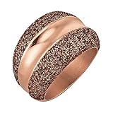 Jacques Lemans Damen Ring Edelstahl Glänzend rot 490070008